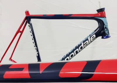 Peinture cadre vélo cannondale